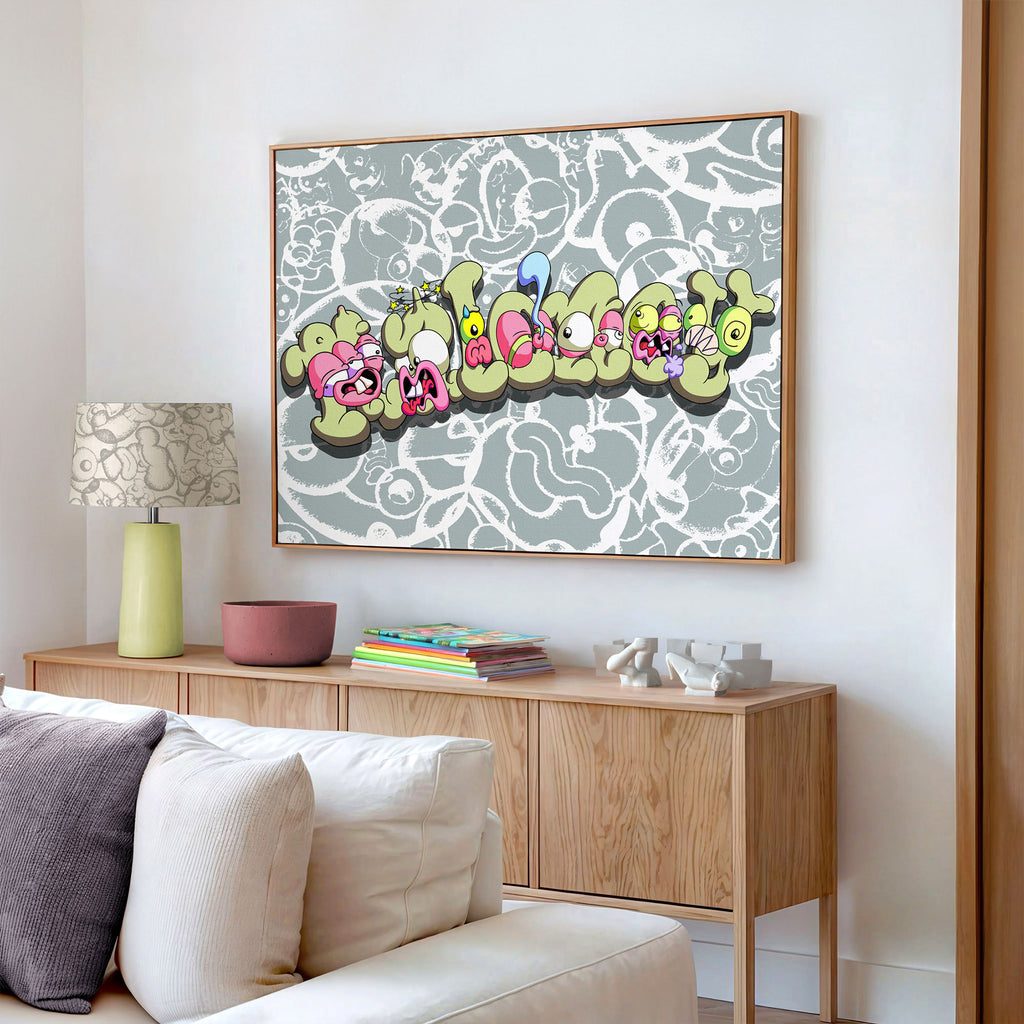 Golden Ticket Lottery for Nathan I-D: Commissioned Word Artwork