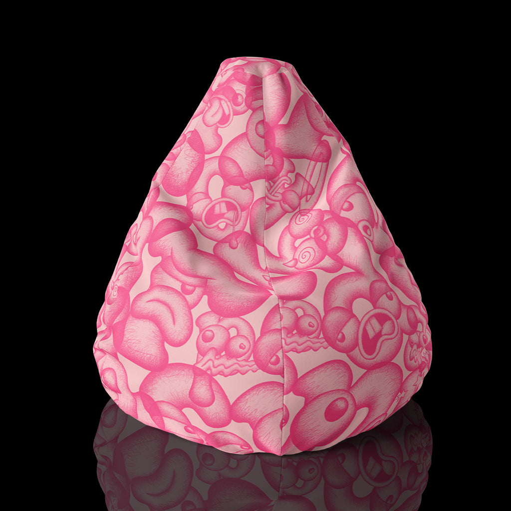 'Pink' Letterprint Beanbag