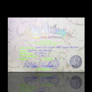 Letter Print 2020: #0 - 'Sketchbook Blue'