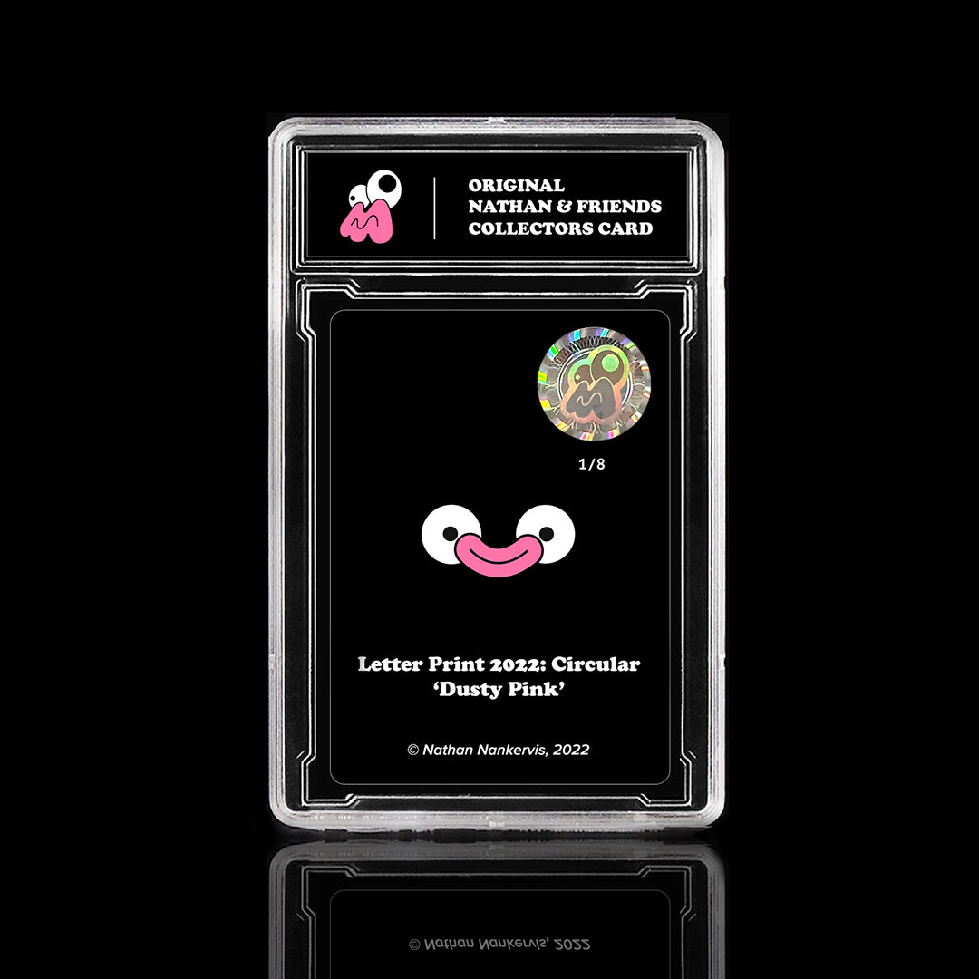 Letter Print 2022: 'Dusty Pink'